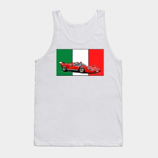 512 Italian Print Tank Top